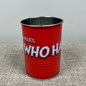 Universal Studios Dr.Seuss Whoville Green Eggs & Ham Who Hash Souvenir Can